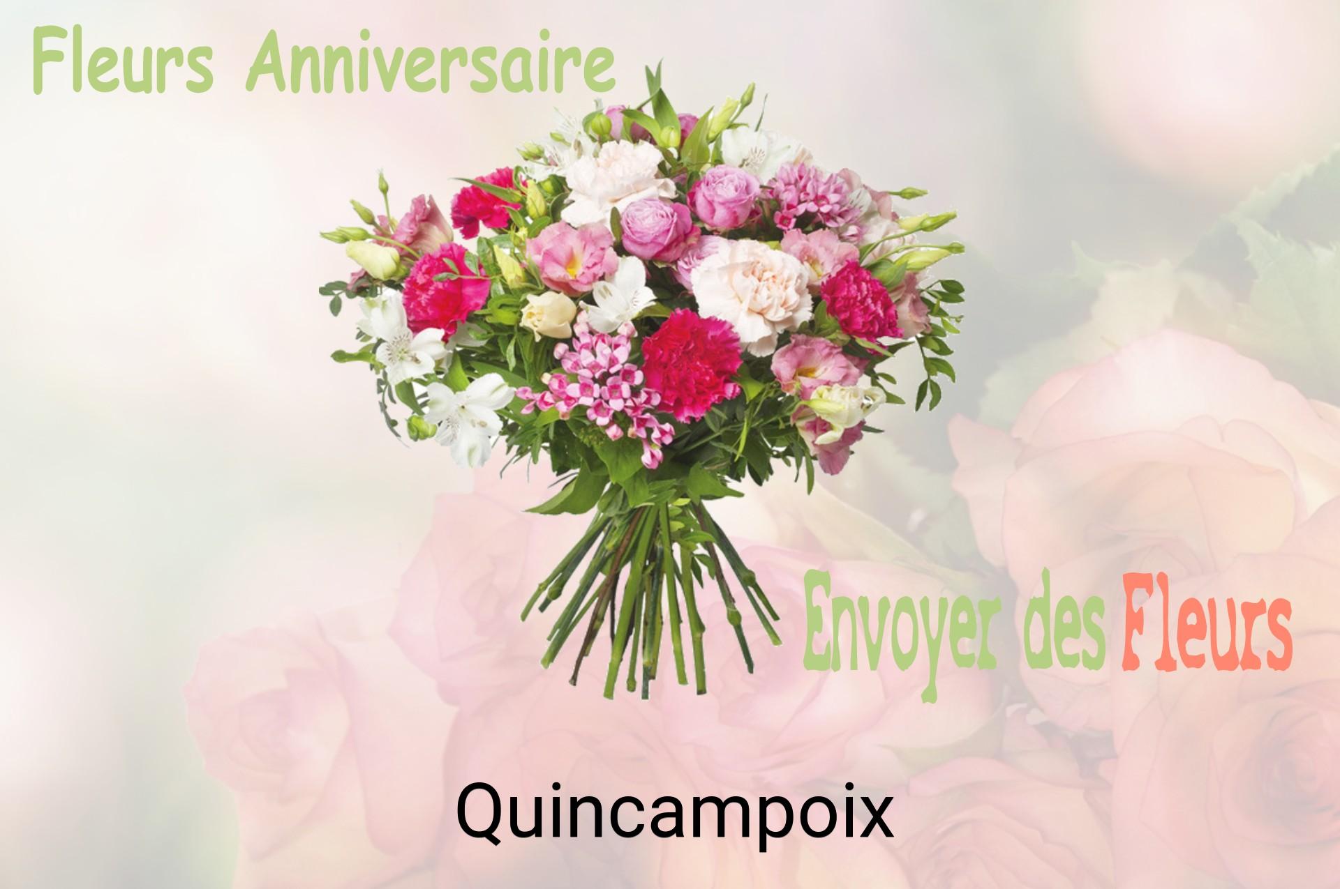 Bouquet de fleurs d’anniversaire livré à Quincampoix